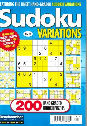 Sudoku Variations Magazine Abonnement Tijdschriftenzo