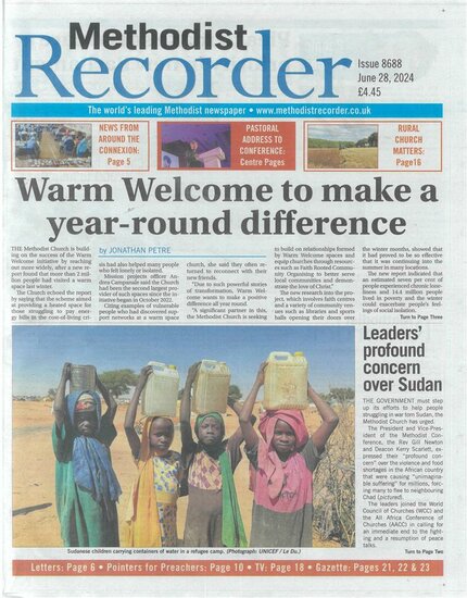 Methodist Recorder Magazine