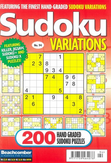 Sudoku Variations Magazine