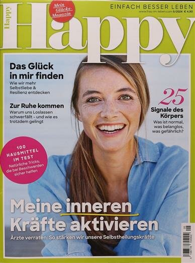 Happy Frau im Leben