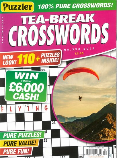 Puzzler Tea-Break Crosswords Magazine